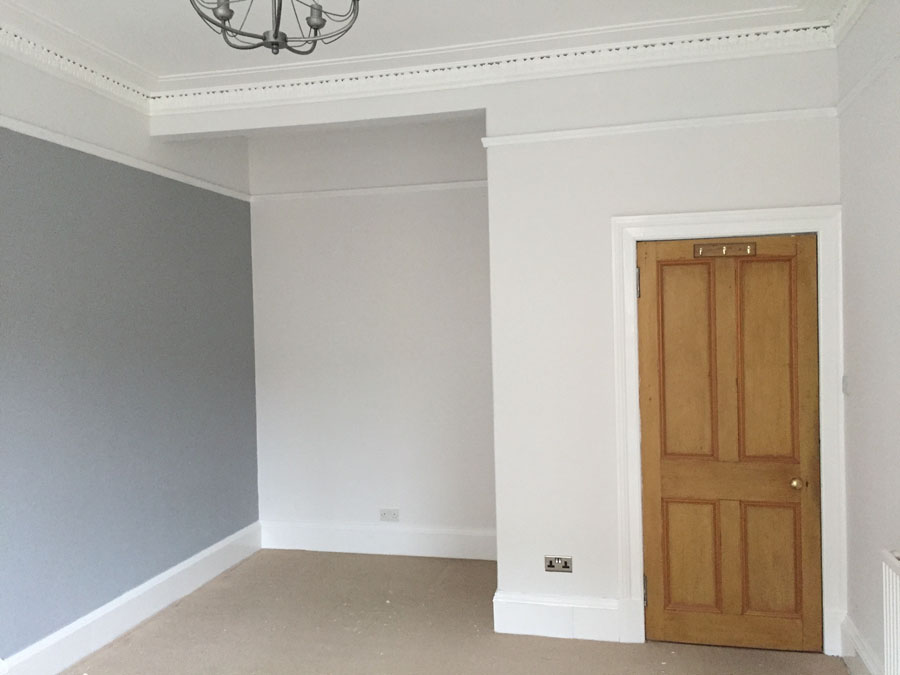 About Us painted bedroom in redhill